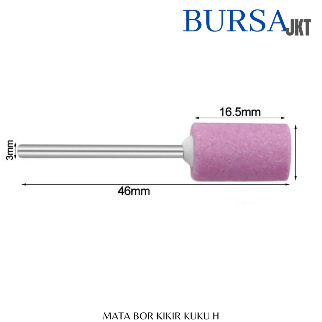 MATA BOR KIKIR KUKU ELEKTRIK MANICURE NAIL ART CUTTER POLISHING BUFFER FILES DRILL BIT ACCESSORIES H