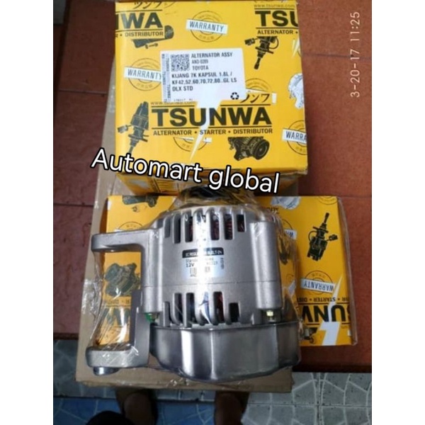 alternator dinamo cas kijang 7k capsul 1800cc