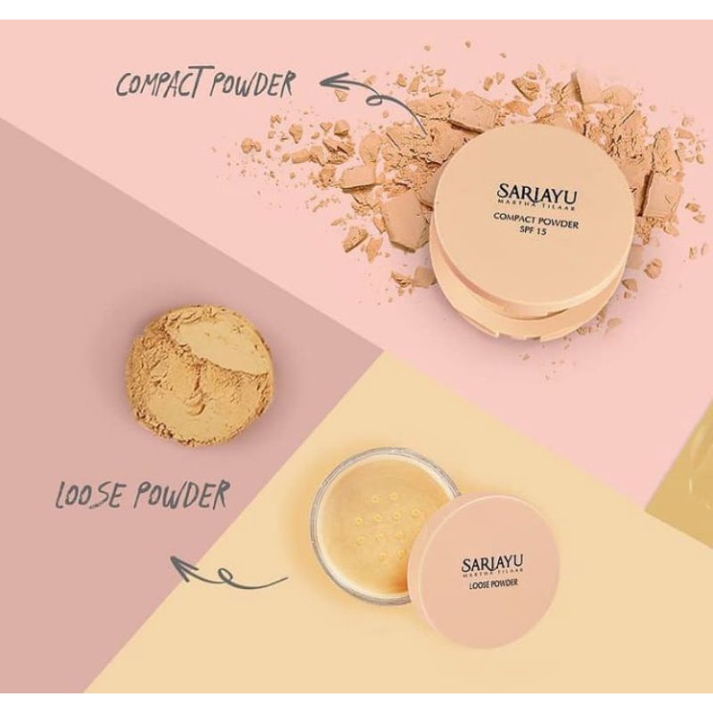 [ SARIAYU ] Compact Powder SPF 15 (Bedak Padat)