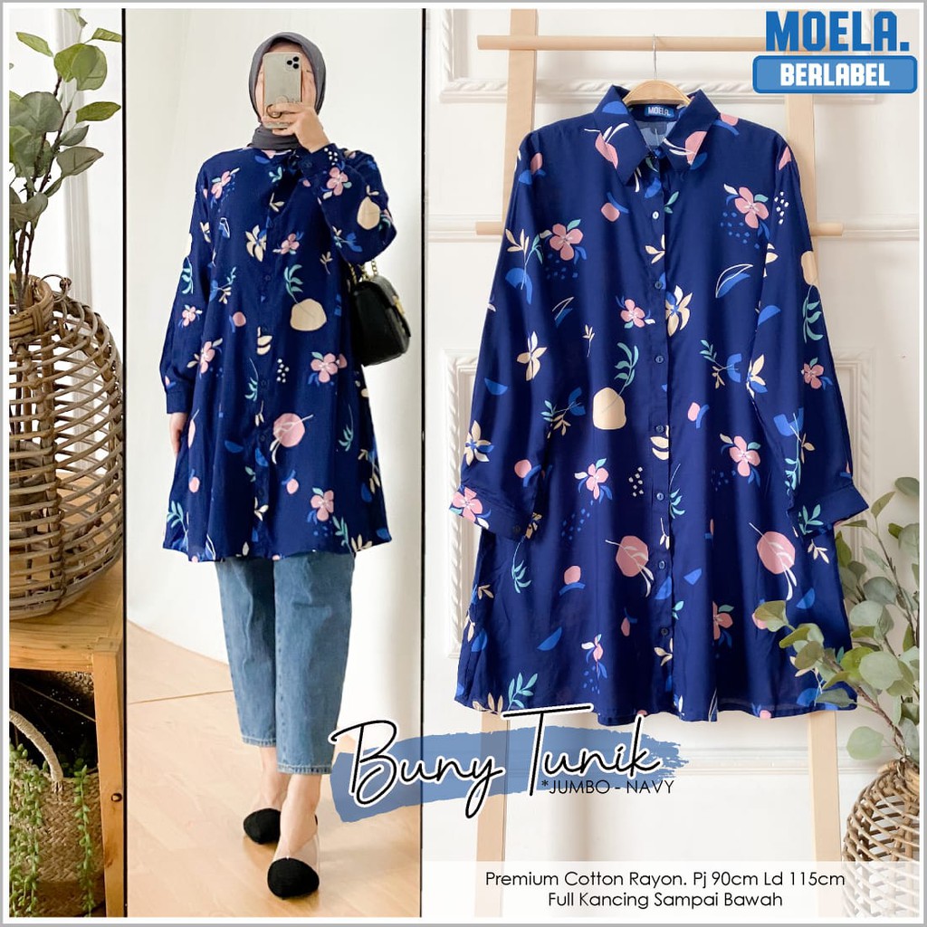 RS BUNNY TUNIK TUNIC WANITA MUSLIMAH