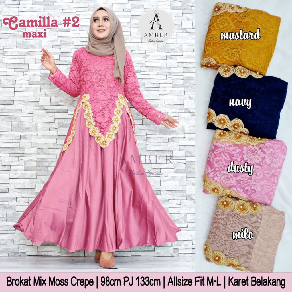 Camilla #2 Maxi Dress / Dress Pesta
