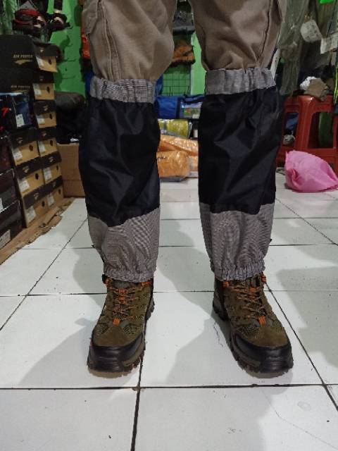 Geater tnf Gaiters geiter geter atau pelindung kaki gunung outdoor adventure the north face tnf