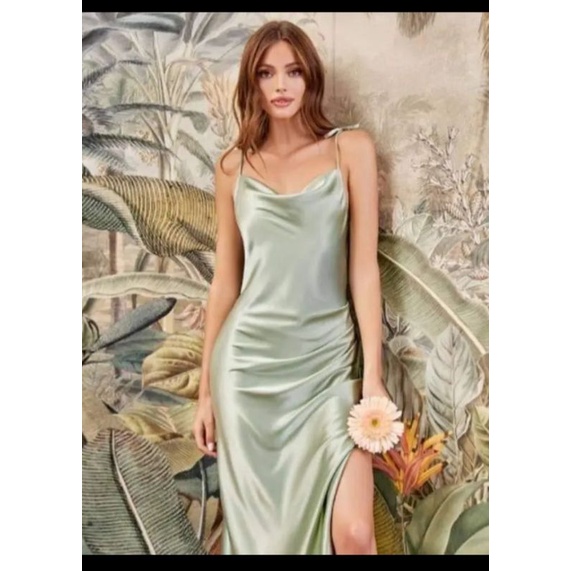 Maria dress satin