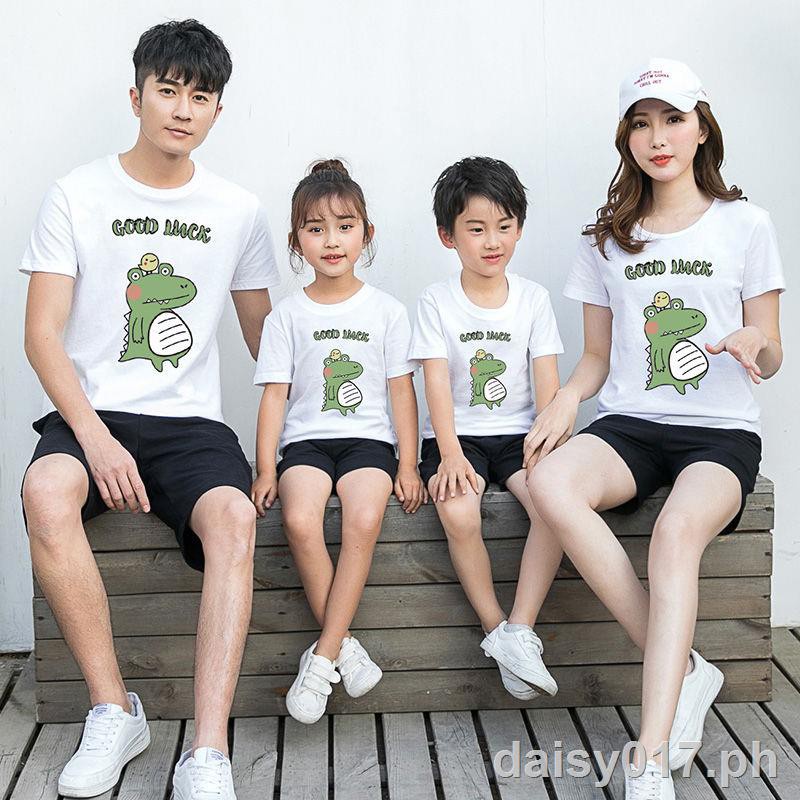 MYSTIQUE.ID-BAJU KAOS FAMILY DINO T-SHIRT LUCU DAN AESTHETIC