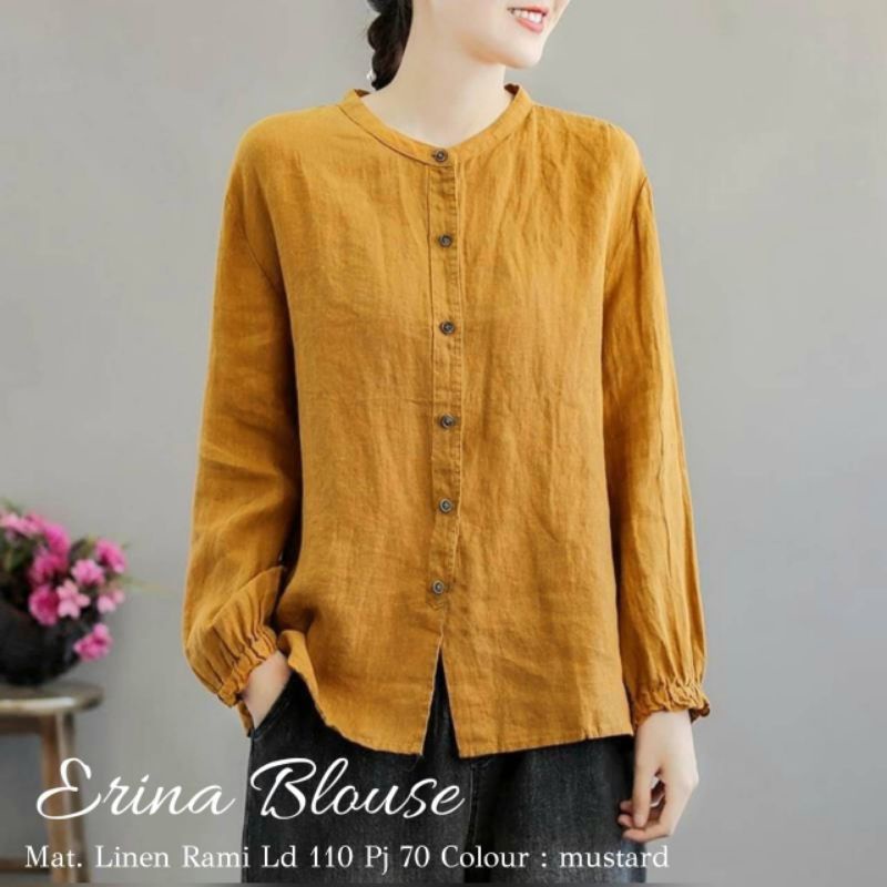 ERINA BLOUSE BAJU WANITA TERBARU