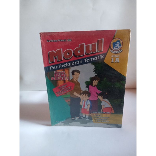 buku modul pembelajaran Tematik Kelas 1 jilid 1A