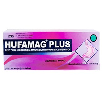 Original Hufamag Plus Box Isi 100 Tablet Kunyah