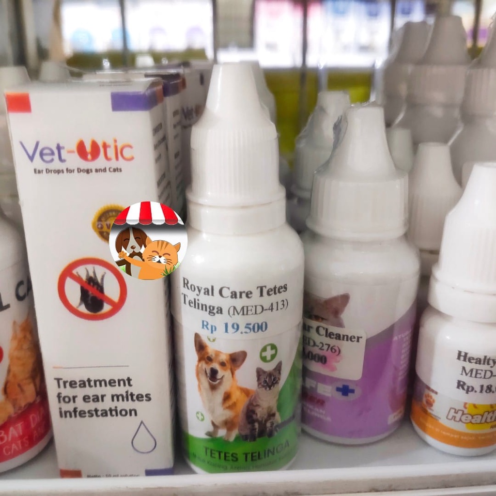 Royal Care 30ml Obat Tetes Telinga Kucing Anjing Hamster Kelinci