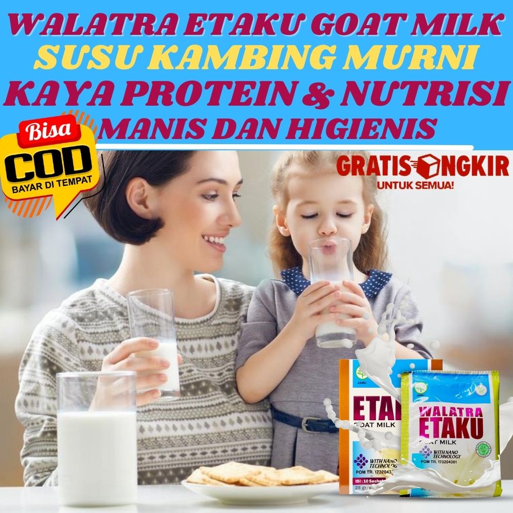 

Suplemen Penggemuk Badan, Susu Penggemuk Badan, Susu Gemuk Badan, Penggemuk Badan Herbal, Obat Gemuk Badan cepat pria, Gemuk badan dewasa, Obat gemuk badan anak, obat gemuk badan wanita | WALATRA ETAKU GOAT MILK 100% Asli (1box isi 200 GR)