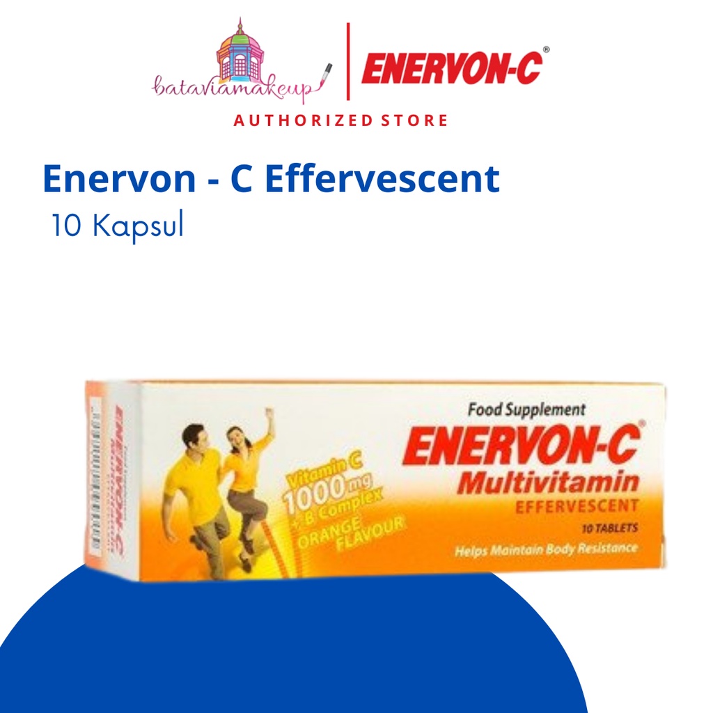 Enervon-C Effervescent 10 Tablet - Multivitamin Daya Tahan Tubuh