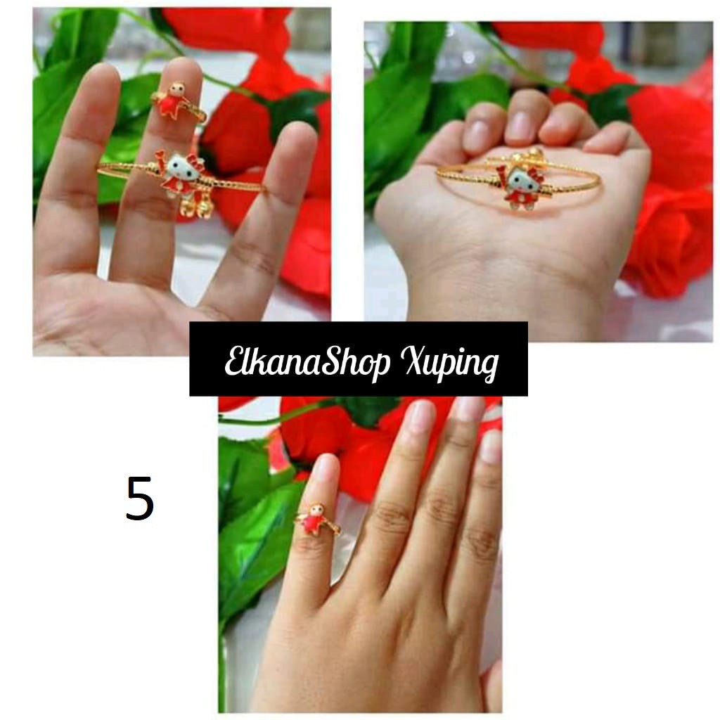 Gelang Anak benggel Free Cincin Xuping /elkanashop