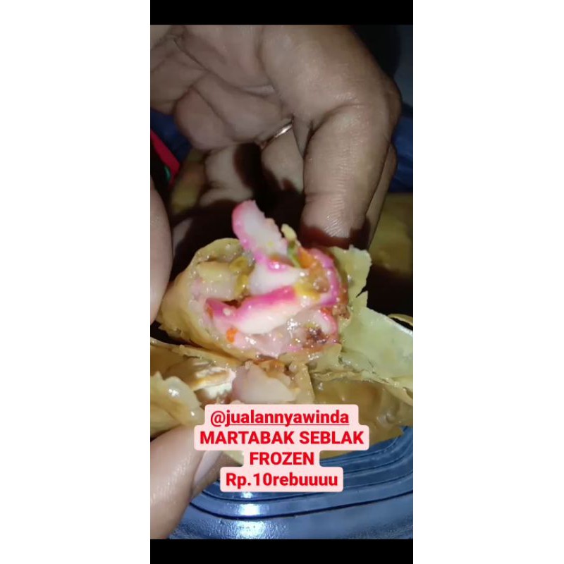 

Martabak Seblak super pedas