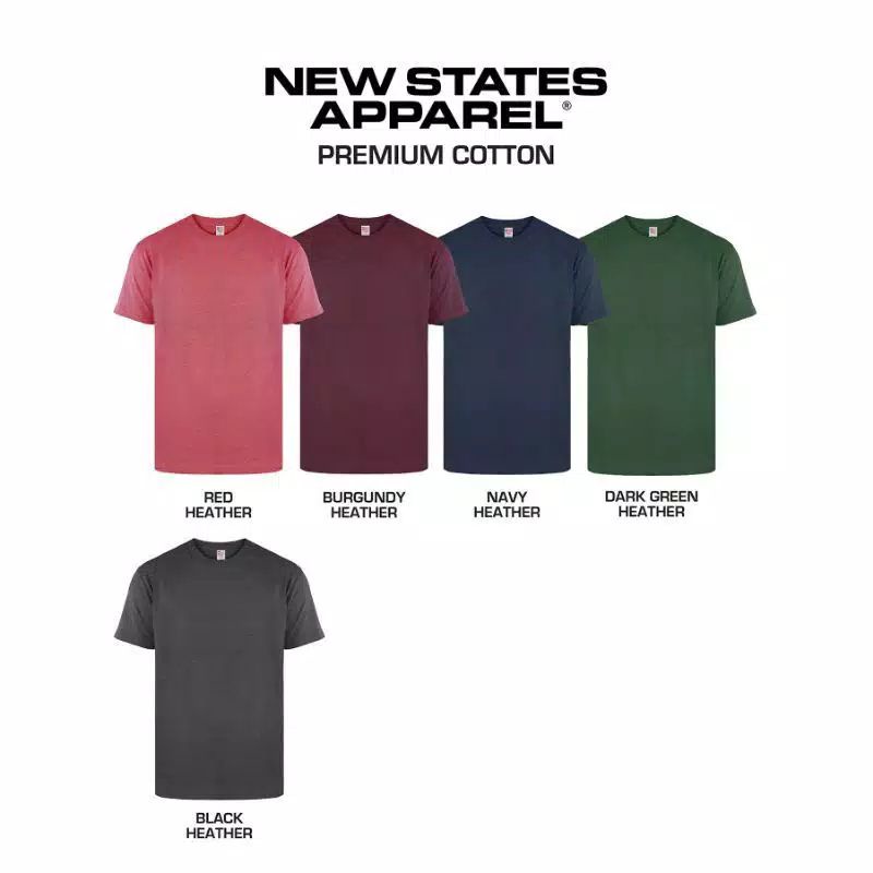 Kaos Polos Import NSA | Premium cotton