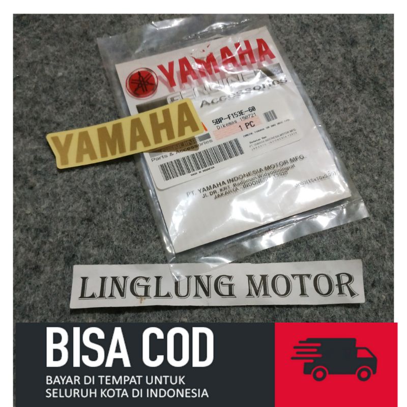 emblem Stiker Yamaha Toolbox Tool box Rx king Rxking Rxk Gold Original