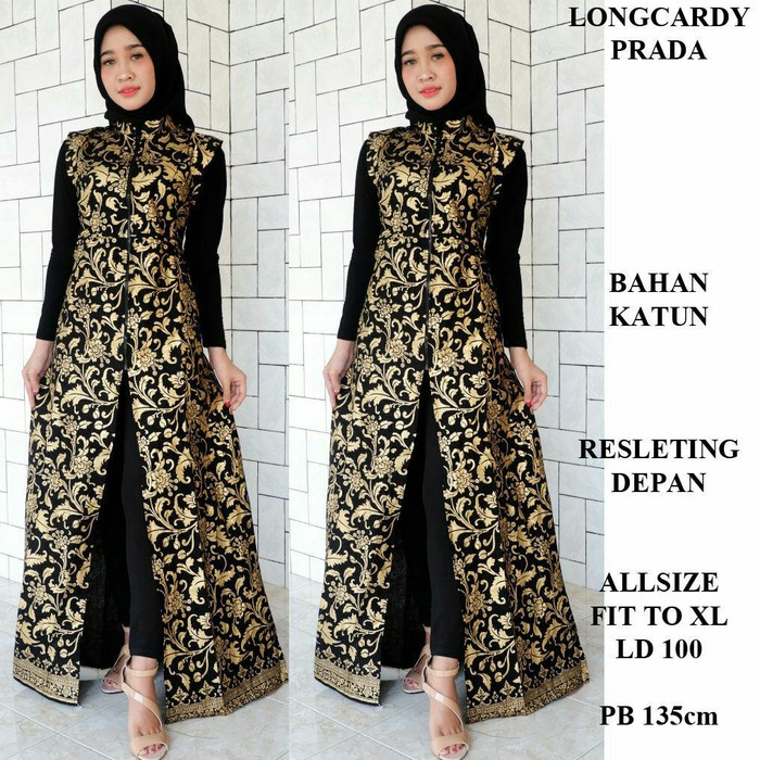 LONGCARDY BATIK WANITA BAJU BATIK WANITA PESTA BAJU KONDANGAN OUTER