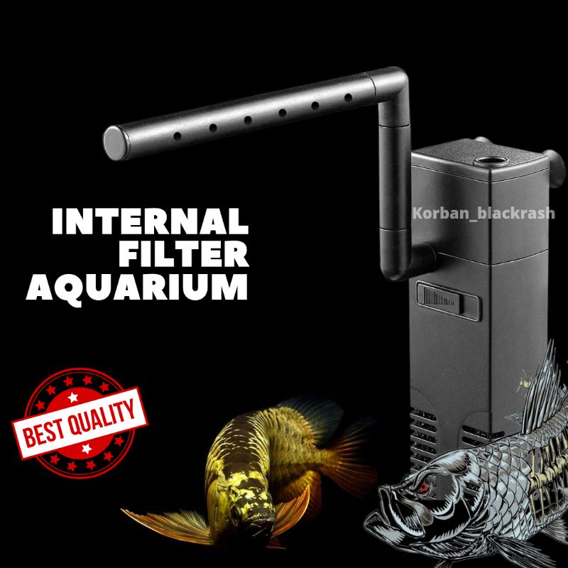 Water Pump Mesin Pompa Air Celup Internal Filter Pembersih Aquarium Mini Tanpa Kuras 24 jam 1200F