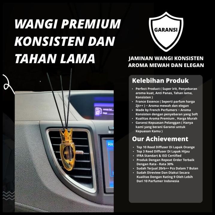 Mini Reed Diffuser Untuk Mobil Parfum Pewangi Pengharum Mobil Premium