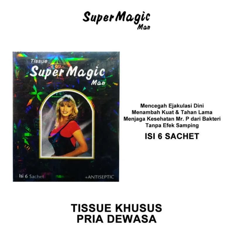 Tisu Magic Man Premium Original Tissue Super Magic Power Tissu