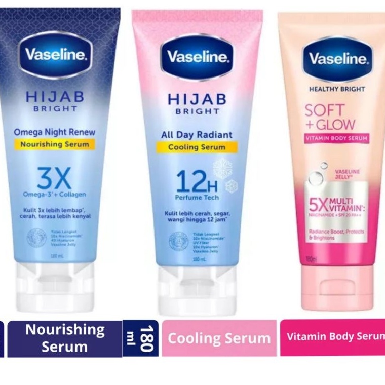 VASELINE Hijab Bright Omega Night Renew Nourishing Serum