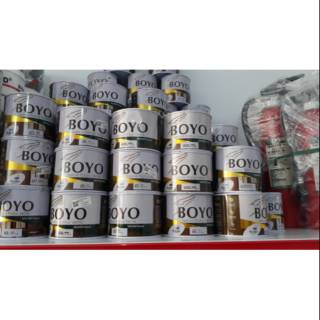  Politur  Boyo Vernis Water Base 1kg Dengan Campuran Air 