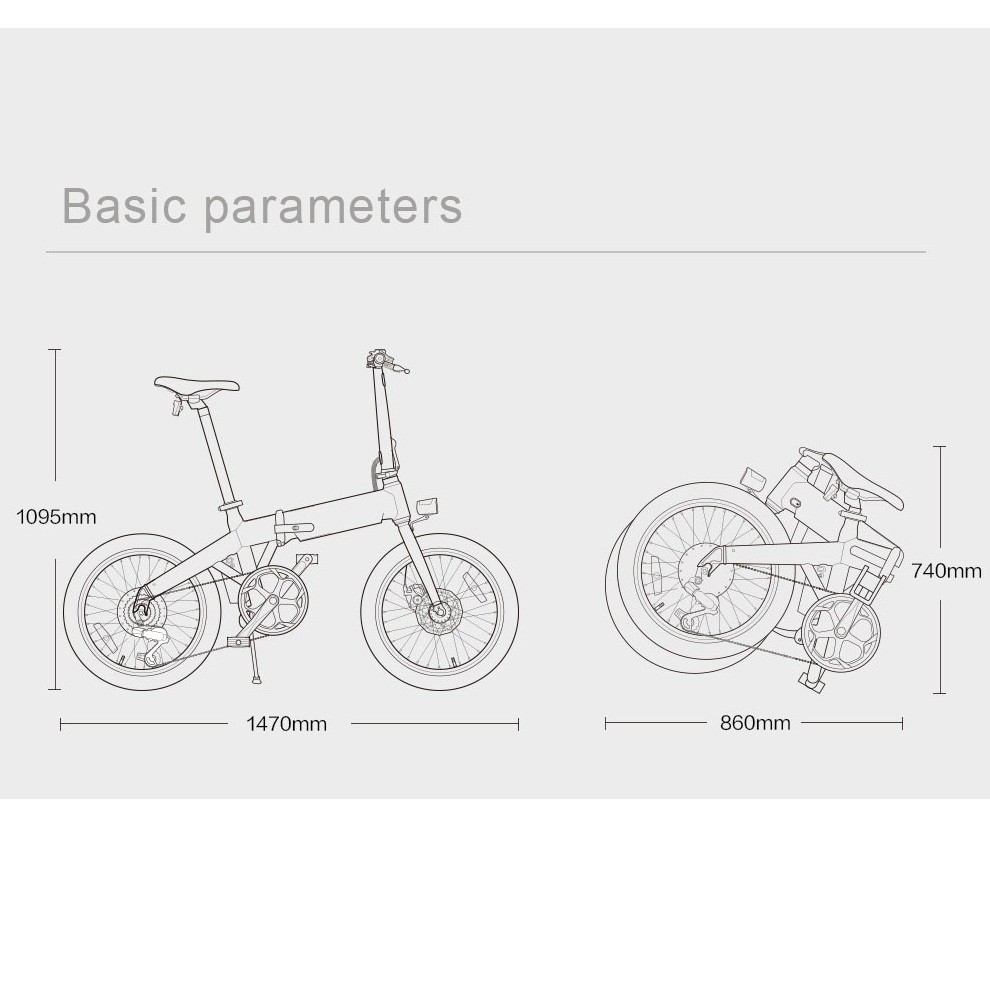 Sepeda Lipat Elektrik Xiaomi HIMO Z20 Smart Moped Bicycle 250W 80KM