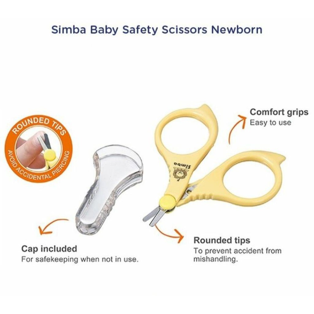 Simba Baby Scissor Gunting Kuku Bayi (P1737)