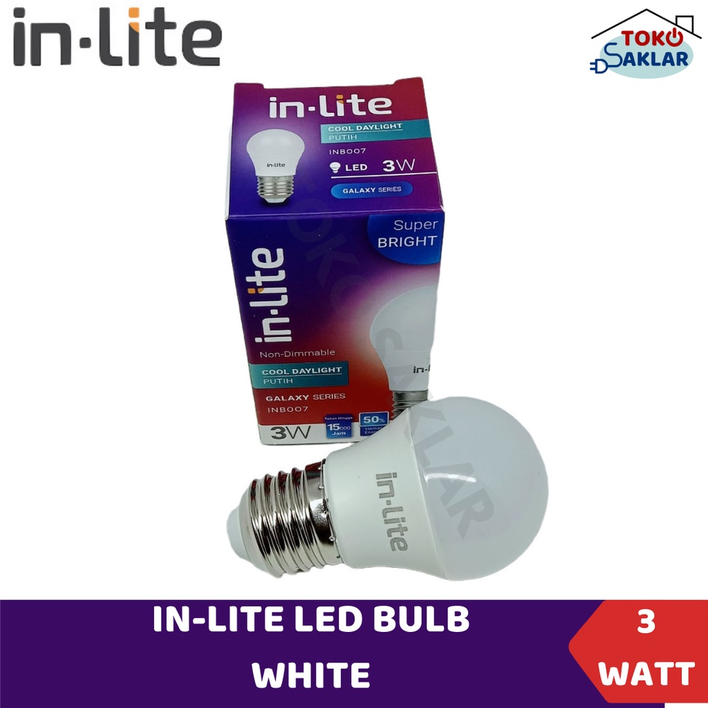 Lampu Led Inlite 3w / 3 Watt dengan SAMSUNG Led inside ORIGINAL