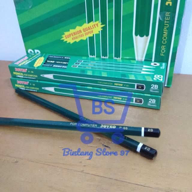 Jual Pensil Joyko 2b P 88 For Computer 12pcs Shopee Indonesia