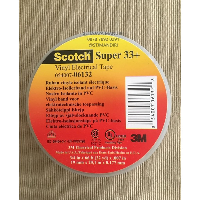 

Jual Isolasi 3M Scotch super 33+ , vinyl electrical tape Diskon