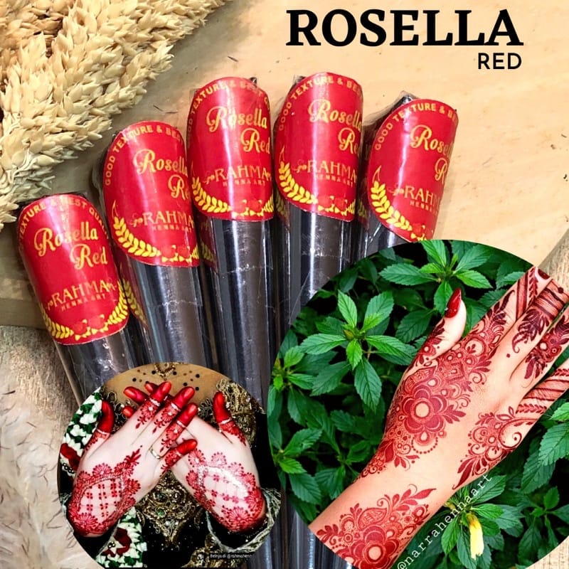 Henna Rosella Maroon, Rosella Red I Henna Racik