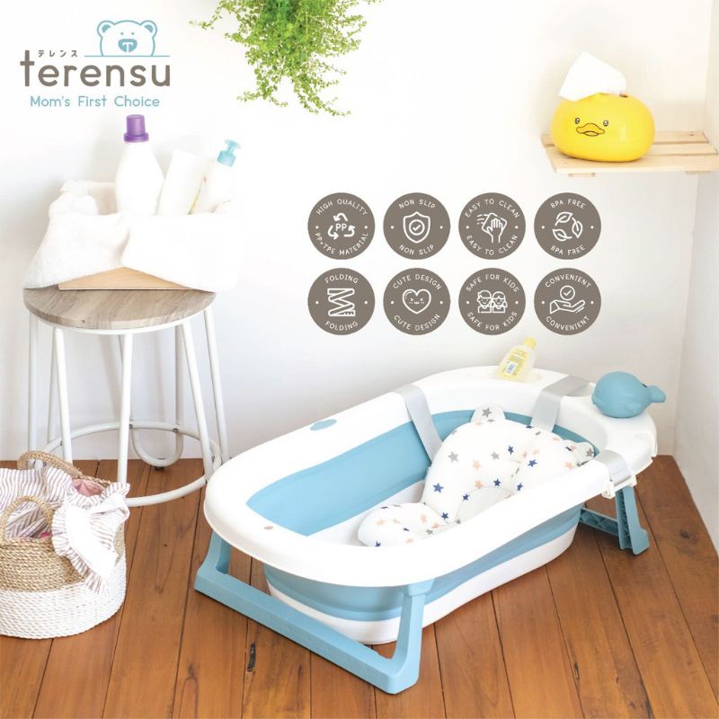 Terensu Bak Mandi Bayi / Anak Lipat / Baby Bathtub