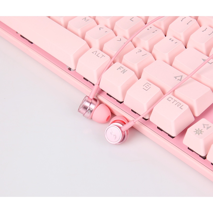 Sades Wings10 Earphone Gaming / Wings 10 Black / Pink / Angel ORIGINAL