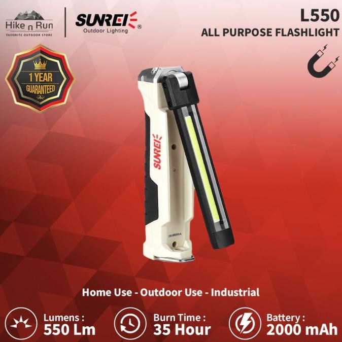 Emergency Lamp Sunrei L550 Rotasi Terbaru