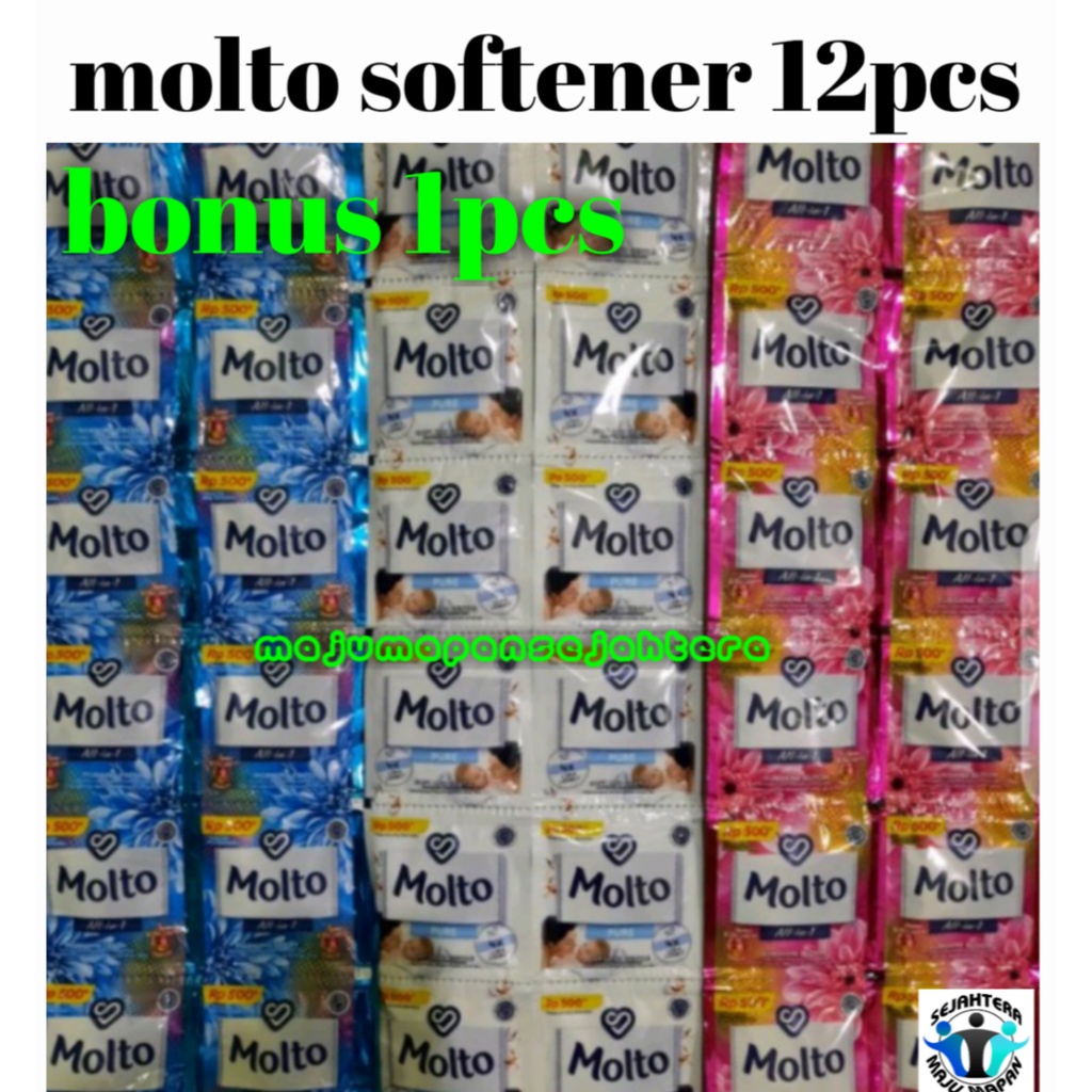 Molto/Molto Pewangi Murah/Molto Pewangi Sachet Murah/Molto Sachet 1 Renceng Murah/Molto Sachet isi 1