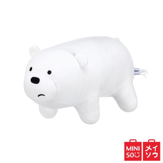 we bare bears ice bear plush miniso