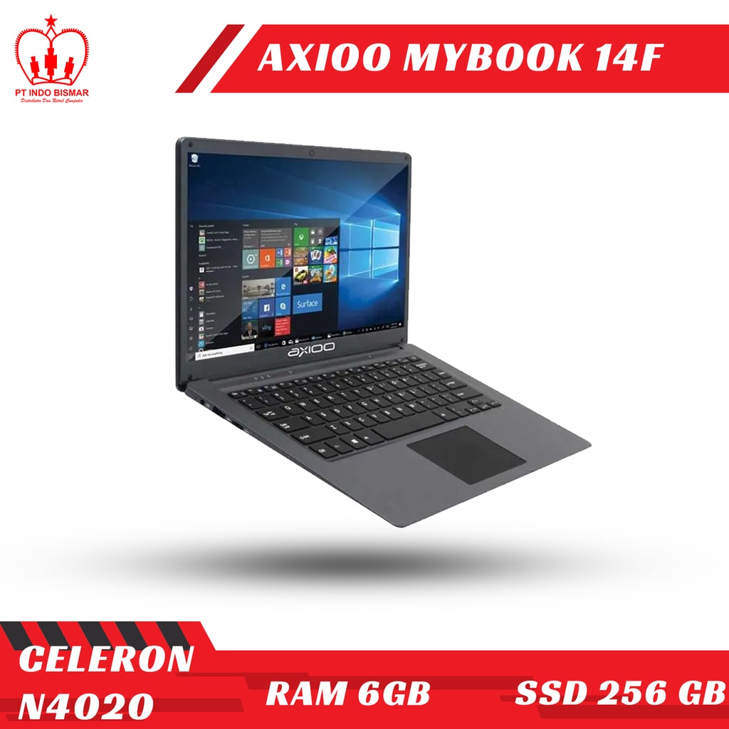 AXIOO MYBOOK 14F N4020 RAM 6GB SSD 256GB