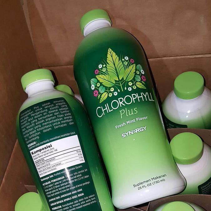 Best Seller] Synergy Liquid Chlorophyll Plus Khlorofil Klorofil 730Ml
