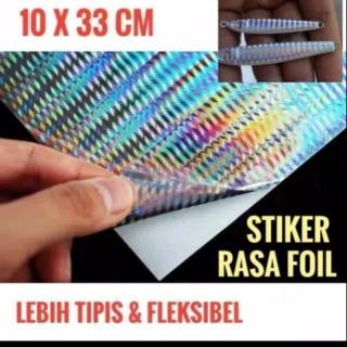 Stiker Hologram Impor Tipis Fleksibel Bahan Pet Metal Jig Stiker Hologram Impor Tipis Fleksibel Bahan Pet Metal Jig