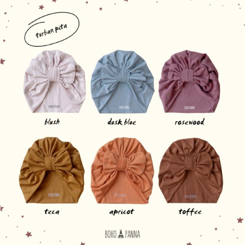 Turban bayi Boho Panna - TURBAN PITA/DONAT -