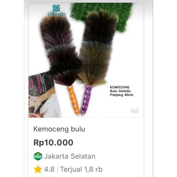 Kemoceng Bulu Sintetis