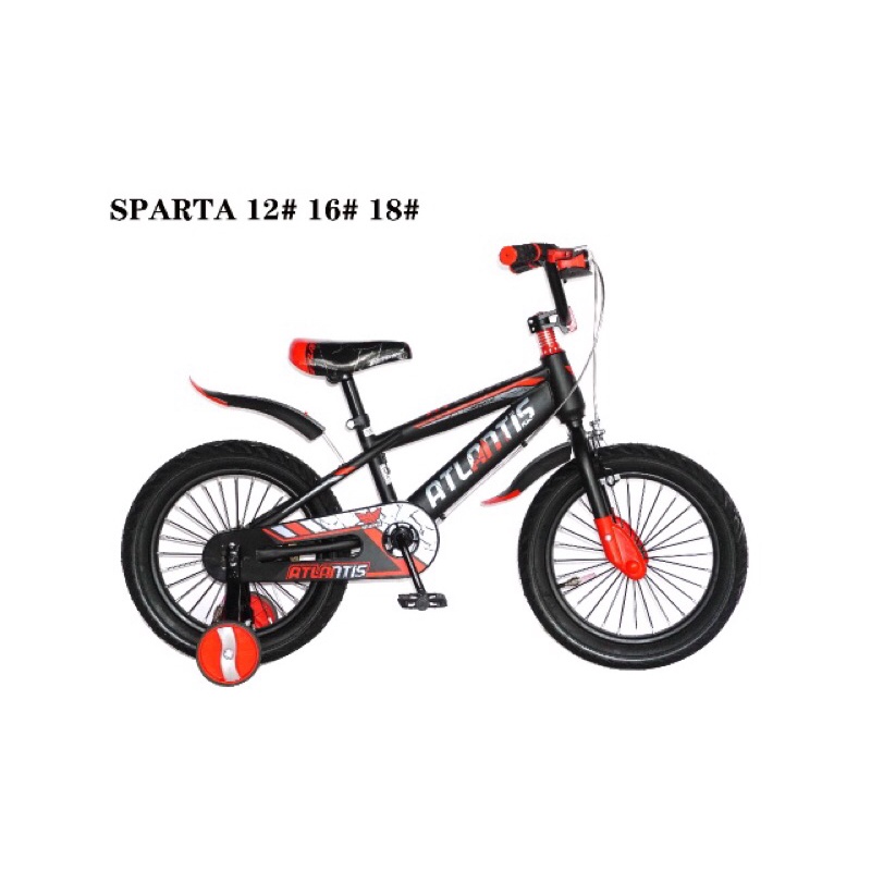 BMX 12 Atlantis Ban besar + lampu