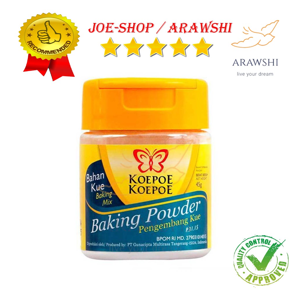

Koepoe Koepoe Bubuk Pengembang Kue 45 gr
