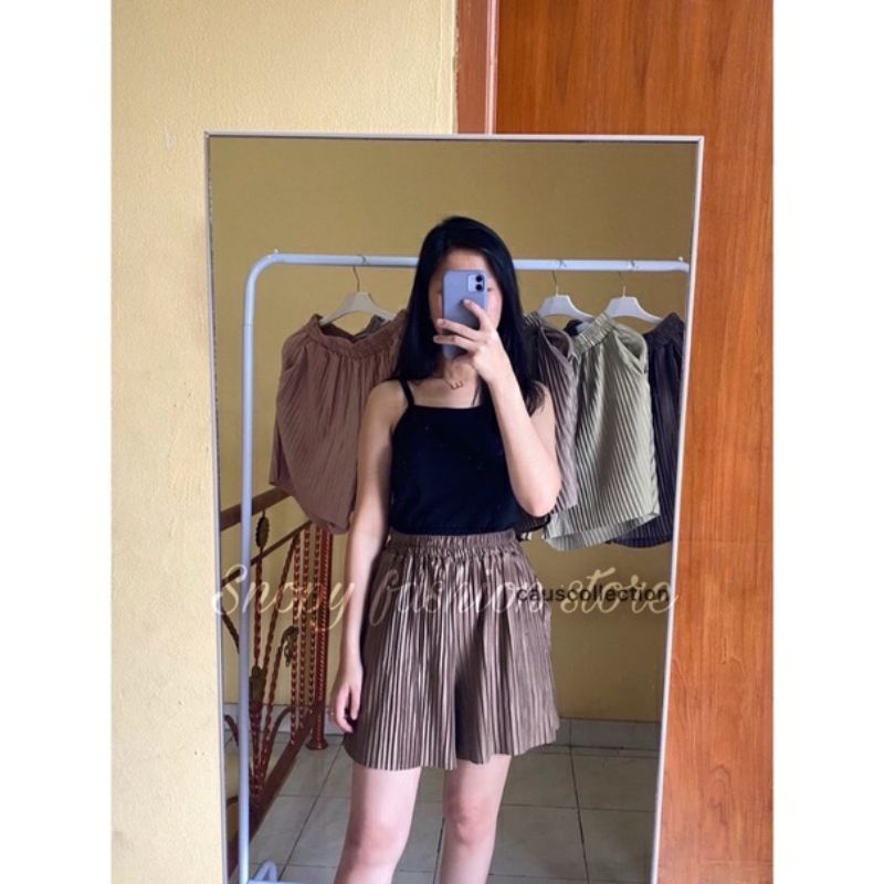 hot pants plisket wanita,celana pendek wanita| celana santai