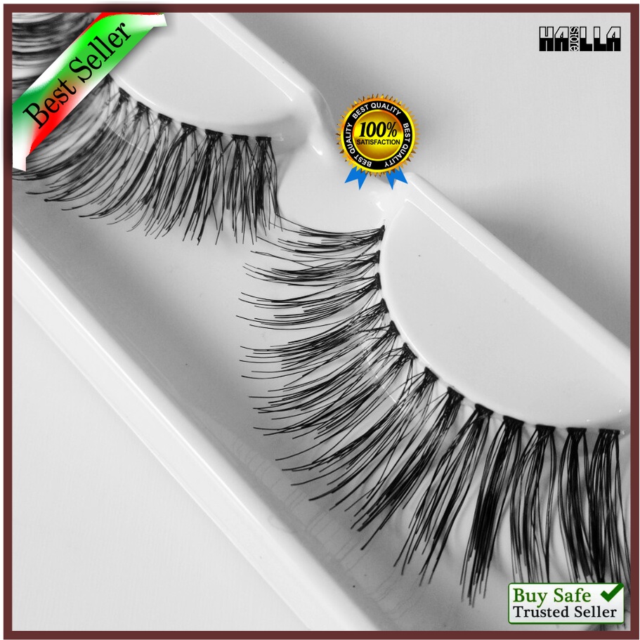 Bulu mata palsu G11 Bulumata Human Hair Lembut Halus Fake Eyelash Premium Murah