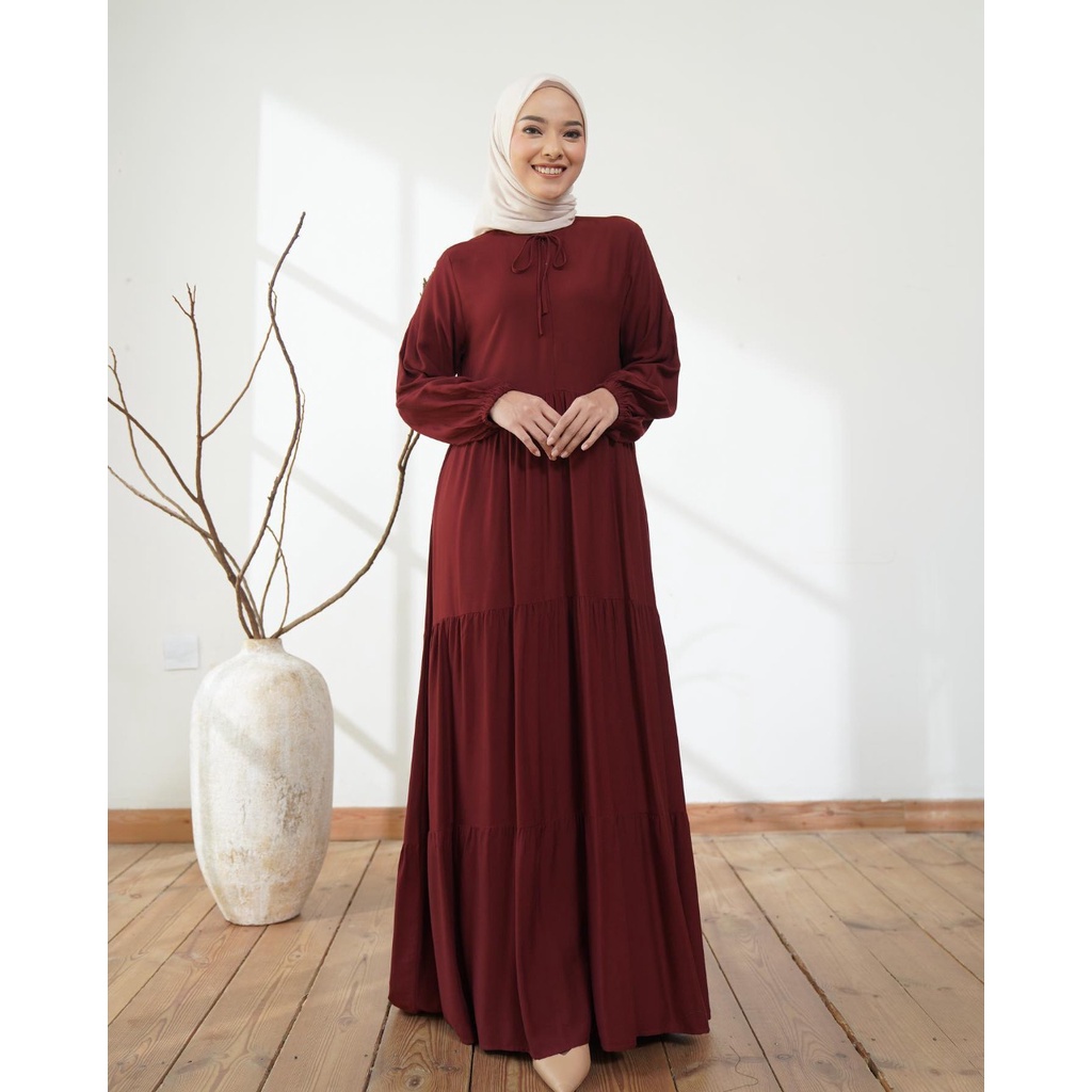 Others gamis remaja 2022 kekinian viral Gamis Trendy Simple Dress Syari Terbaru gamis modern ori import  gamis putih wanita manasik haji Dress Muslim Wanita  Dress Remaja Murah Baju muslim polos FH23