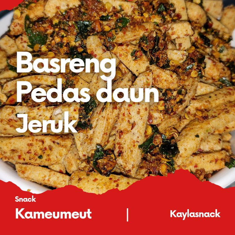 

paket hemat, basreng pedas daun jeruk kameumeut