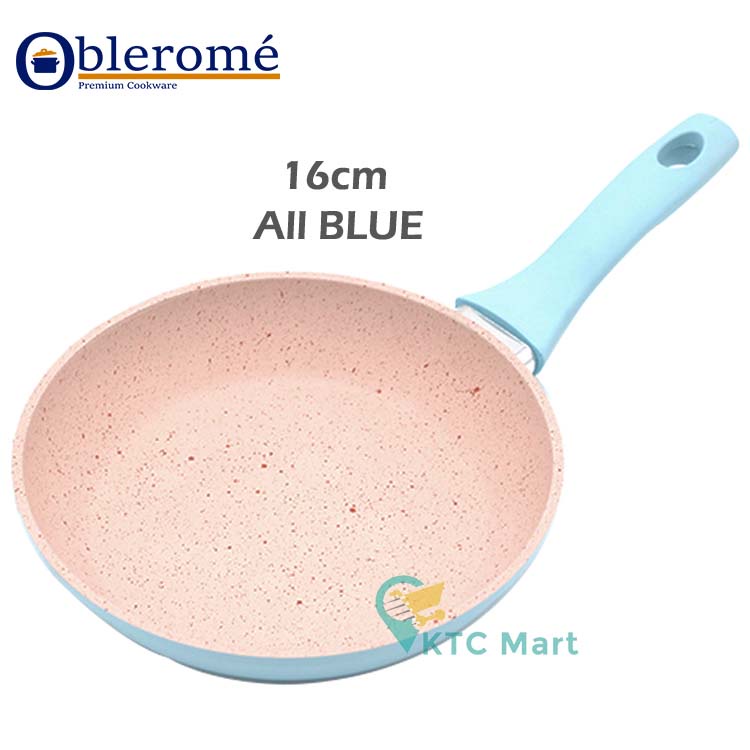 OBLEROME - Granite Frypan Mini Anti lengket Marble TERLARIS Premium Cookware | Penggorengan