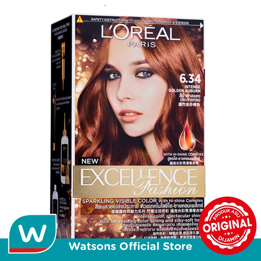 L'oreal Excellence Fashion Hair Color 6.34