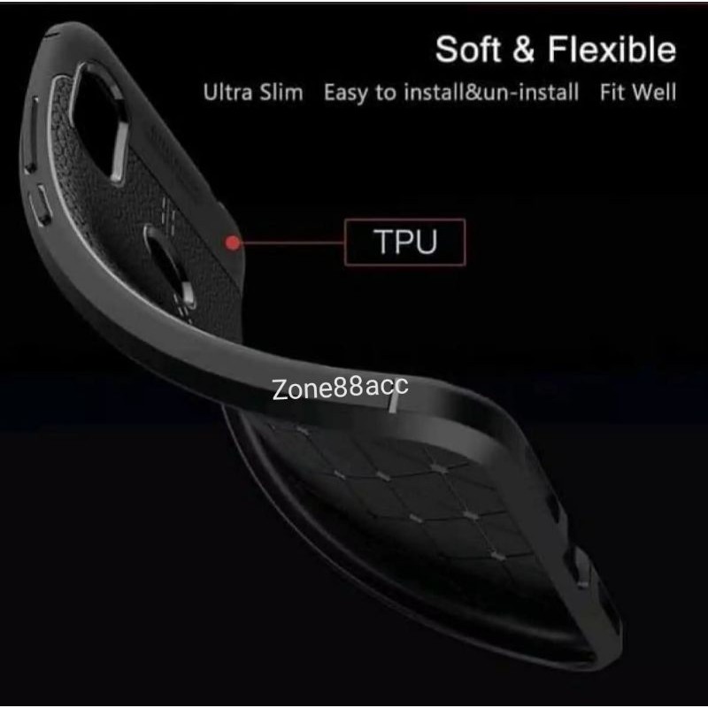 Samsung Note 8 9 10 10+ 10 Pro Silicon Autofocus Leather Case Softcase Casing Cover TPU