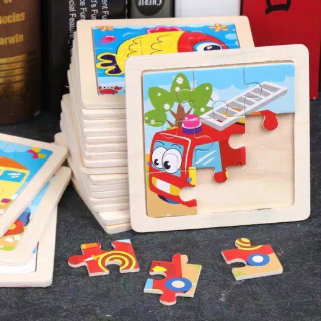 MINI WOODEN PUZZLE mainan kayu